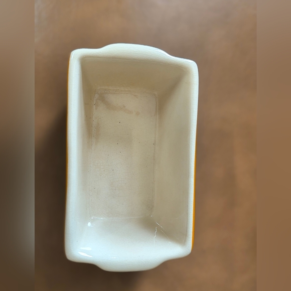 LOAF PAN MINI  Stonewear Fall Pumpkins Approx 6" x 3.25"  2" Depth Mfg: WCL - Picture 2 of 7